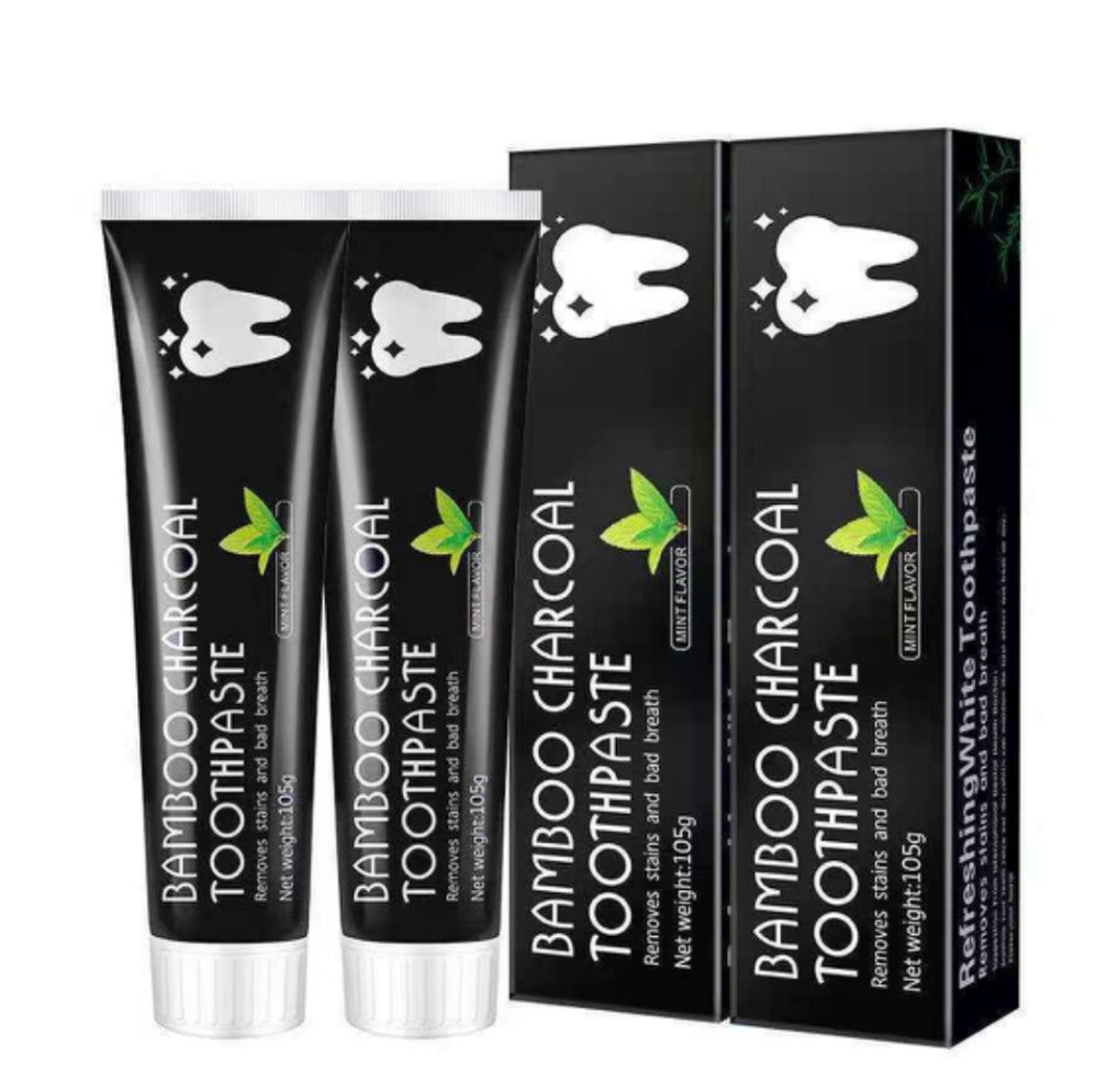 Bamboo Charcoal Black Toothpaste 105g (4 pieces)