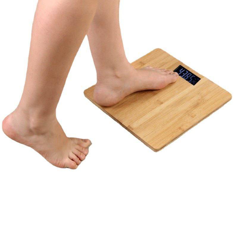 Wooden weight scale
