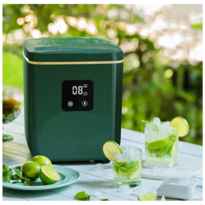 ACA ICE MAKER EQUIPPED WITH REMOVABLE ICE BASKET AND ICE SCOOP 