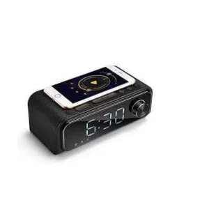 BOOM SPEAKER CLOCK AND WIRELESS CHARGER